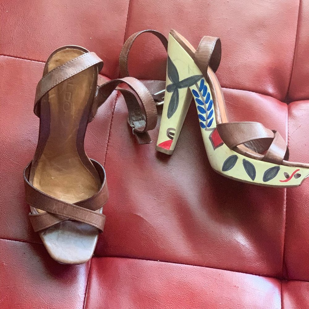 Aldo Platform Art Sandals